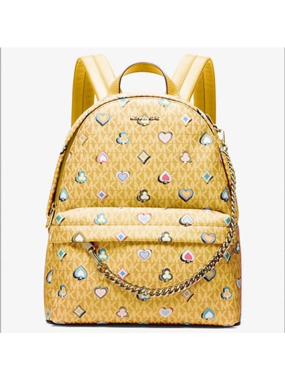 Michael Kors Slater Medium Printed Signature Logo Backpack